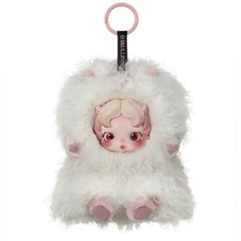 Pop mart Authentic Skullpanda You Found Me Vinyl Pendant GHOSTIE NEW